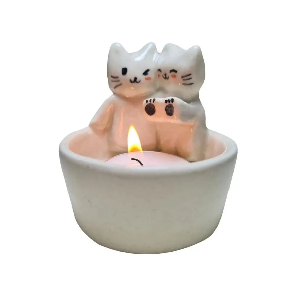 Photophore deux chatons mignons