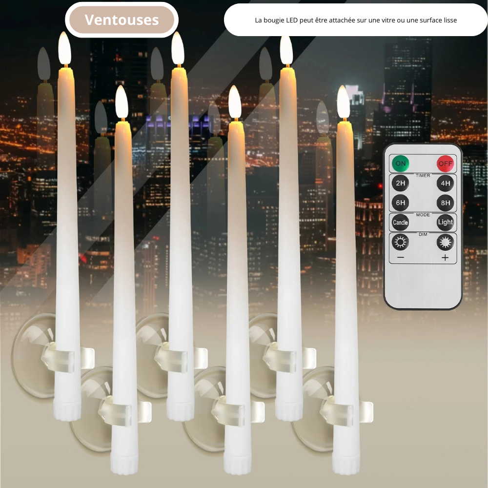 Lot de bougies LED