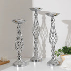Chandelier sur pied argent