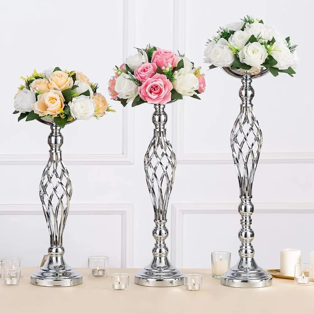 Chandelier sur pied argent