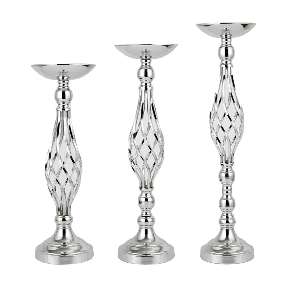 Chandelier sur pied argent
