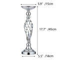 Chandelier sur pied argent