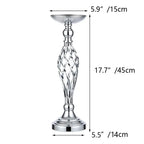 Chandelier sur pied argent
