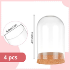Lot de cloches en verre